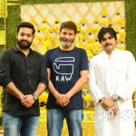 Jr NTR Trivikram NTR28 Pawan Kalyan at Movie Launch Event Photos